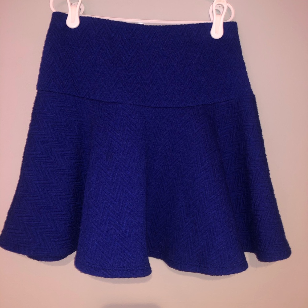 Forever 21 Royal Blue Skater Skirt